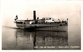 Lac de Neuchâtel - Batéau salon "Neuchâtel"