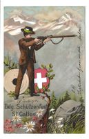 Eidg. Schützenfest St. Gallen  1904 - RS > Sondermarke Litho