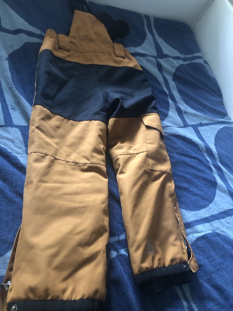 Pantaloni: Pantaloni da sci color cammello con bretelle - – Usato da Uster venduto da mar_pqx5 1
