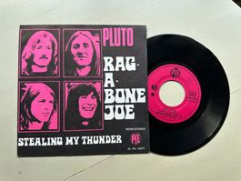 PLUTO rare Rag a bone Joe Single Hardrock 70's Kult Top Hit