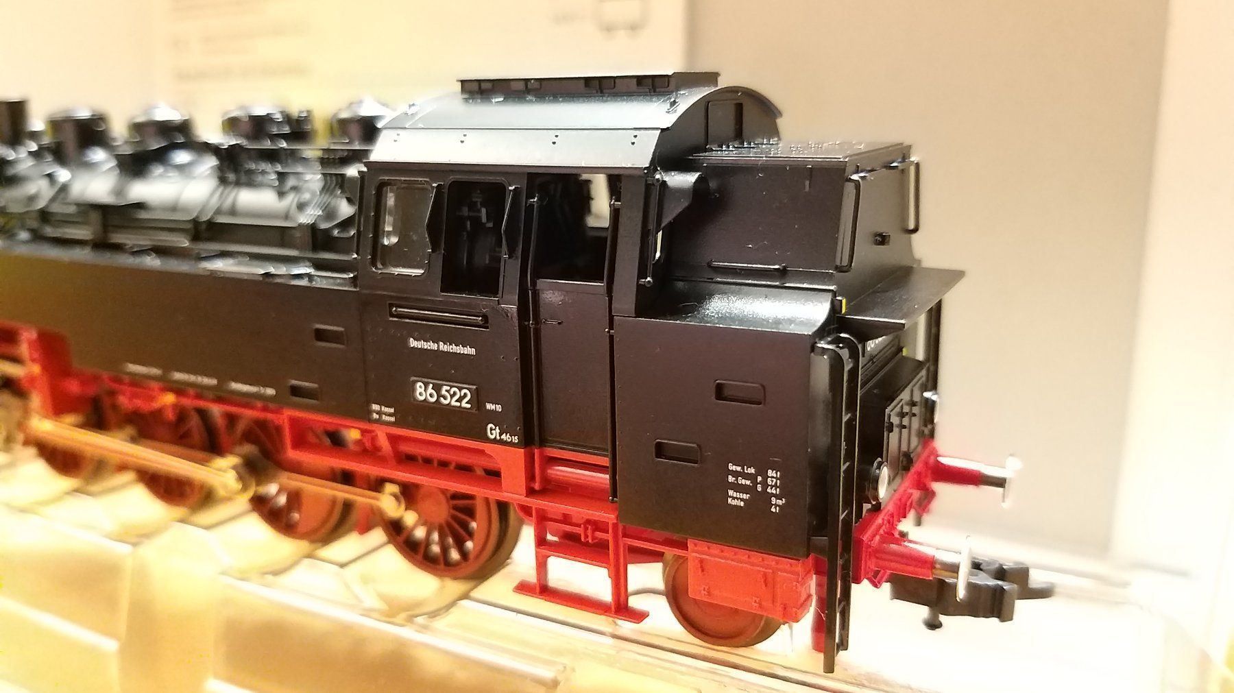 Fleischmann Modellini di ferrovie: Fleischmann - 4-teiliger Dampfzug der DRG, BR 86 mit DSS – Nuovo e nell'imballaggio originale da Rotkreuz venduto da MOBAHN-1zu87 3