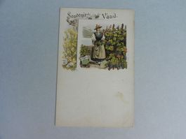 Carte Costume Vaudoise Vigerons VD Vins