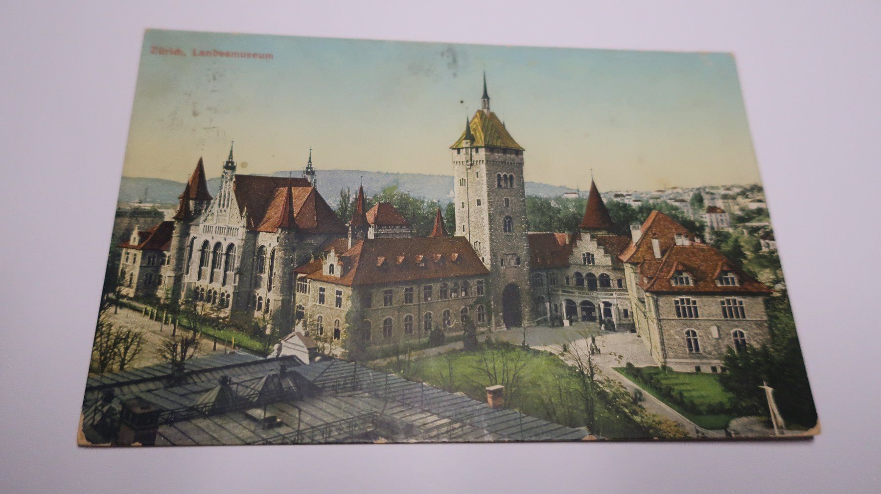 Cartoline postali: Zürich Landesmuseum 1912 – Usato da Cormoret venduto da Pascalll2001 1