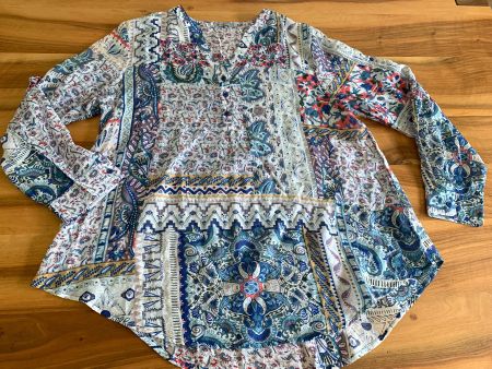 INSTYLE Made in Italy luftig leichte Tunikabluse Gr. L