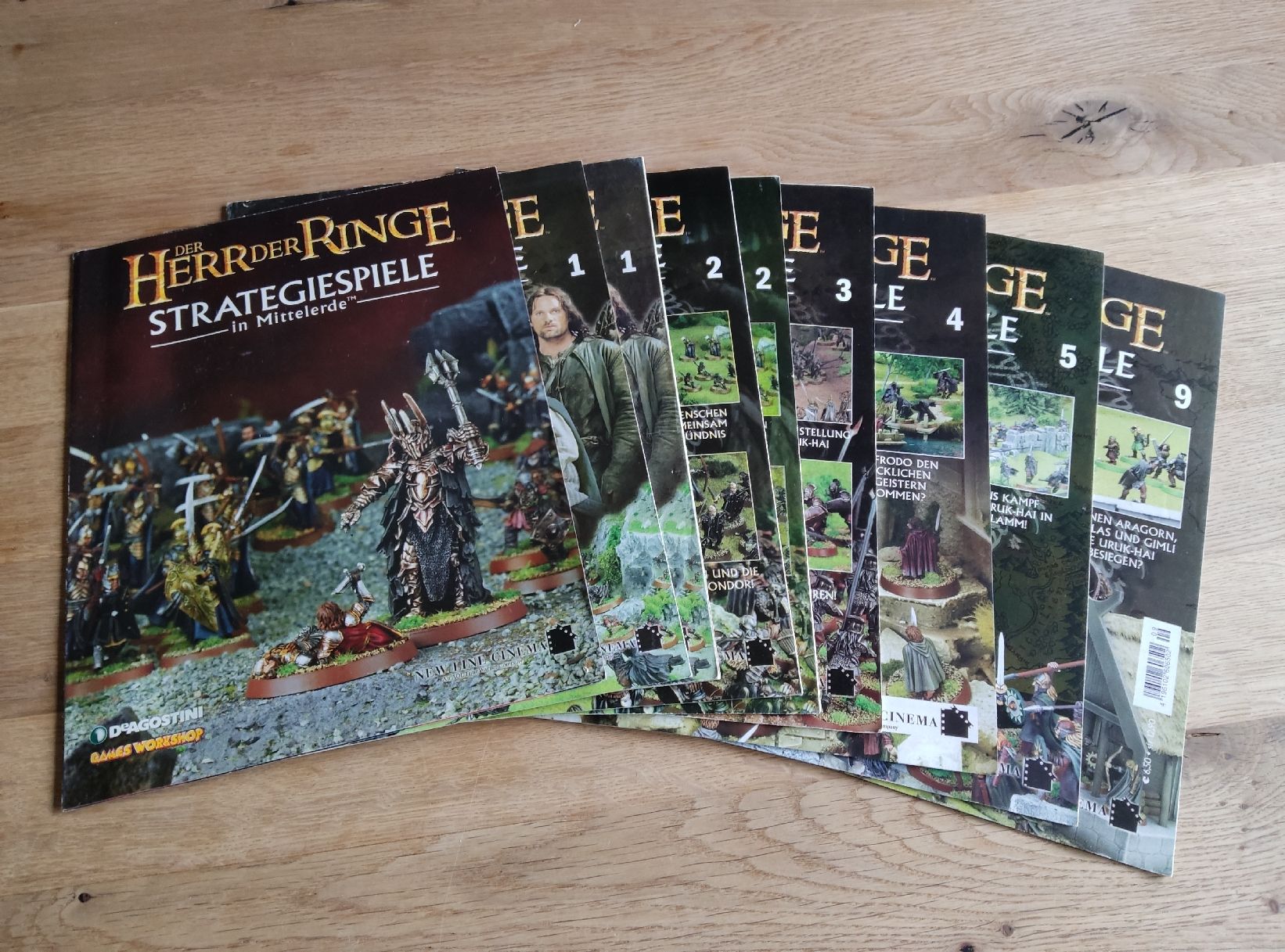 Spiele: "Herr der Ringe"-Sammelhefte - Tabletop-Spiel – Gebraucht aus Zofingen von