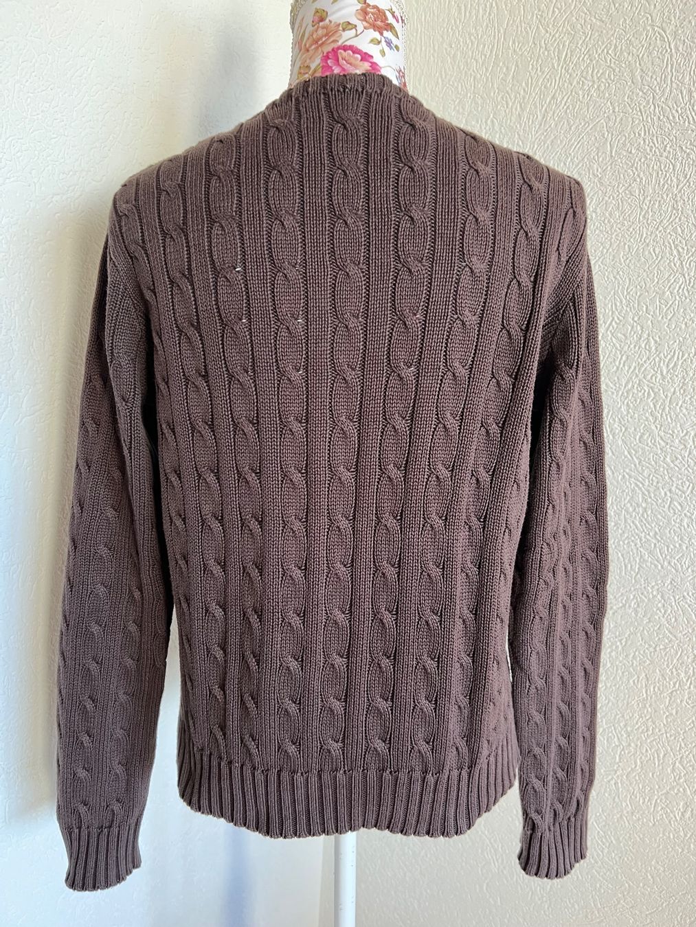 Ralph Lauren Pullover & Sweatshirts: Damen Pullover braun Zopfmuster gebraucht – Gebraucht aus Chur von van_hnc6 1