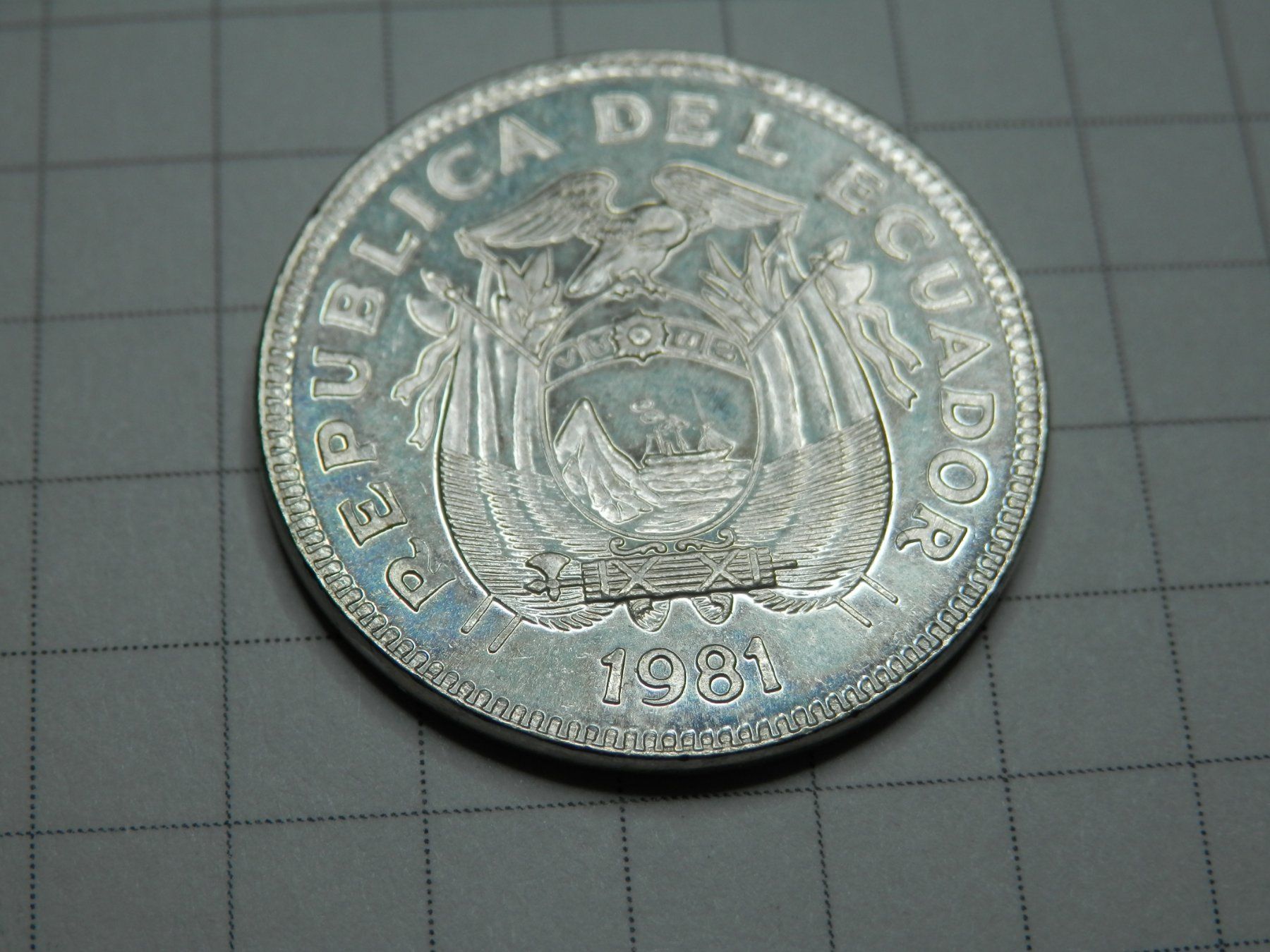 Alle Münzen: Ecuador  20 Centavos, 1981 neu – Gebraucht aus Weiach von weiach81