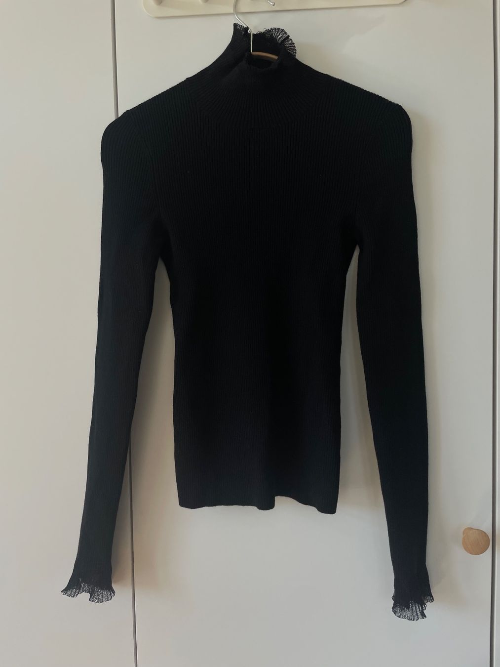 Sezane Maglioni & Felpe: Sézane Woll-/Strickpullover Schwarz, Gr. S (Spitzendetails) – Usato da Neukirch an der Thur venduto da bee88 2