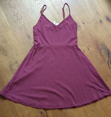 Kleid Weinrot Grösse S 