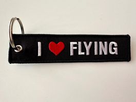 “I love flying" Keychain