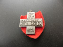 Turnkreuz Basel Land Schwingertag Münchenstein 1941