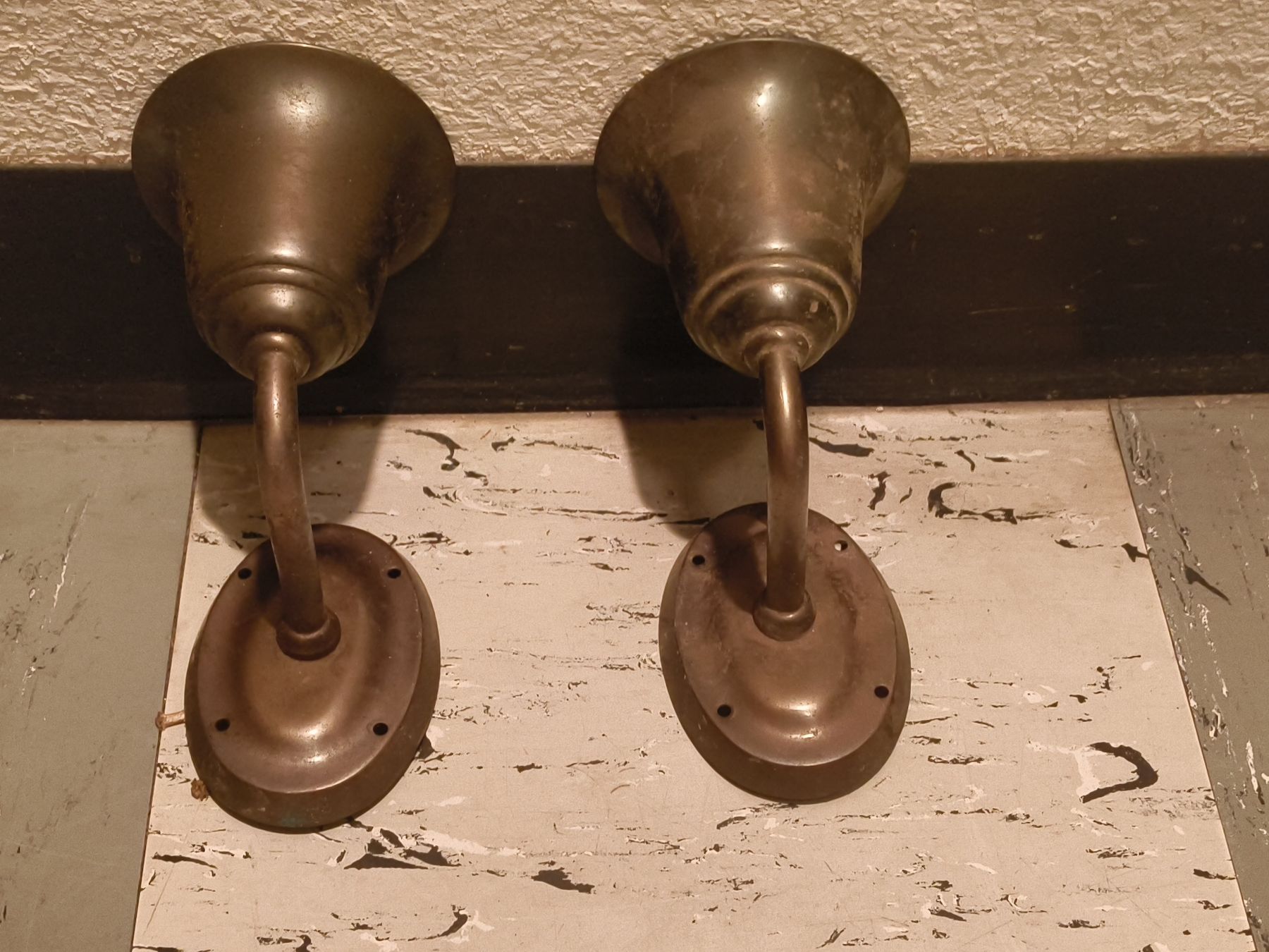 Lampes: 2 Art Deco Wandlampen Messing  – D'occasion à stettlen par VintageBern_ch 1