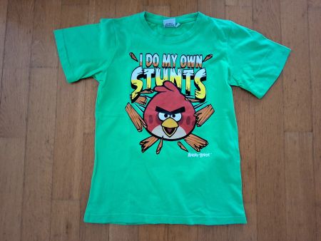 Cooles Angry Birds T-Shirt, Grösse 128, Top Zustand!