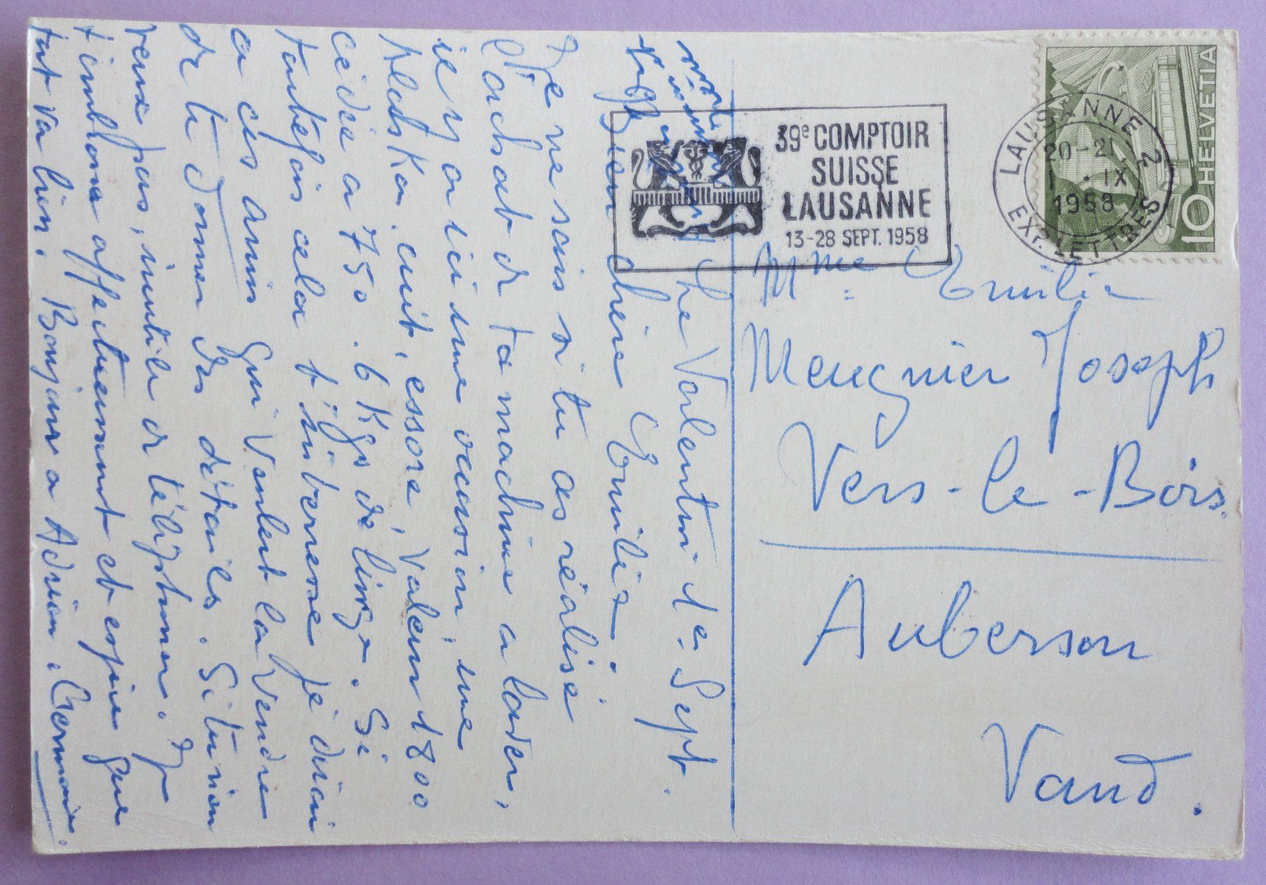 Cartoline postali: Château de Chillon – Usato da Fétigny venduto da Billy2miny 1