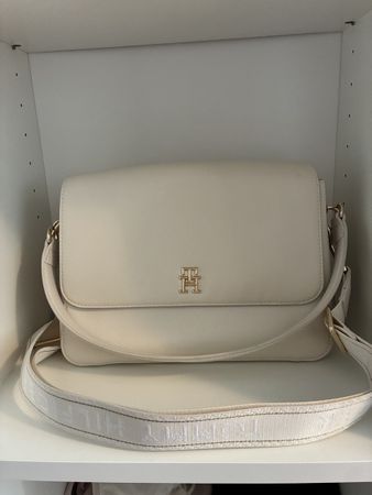 Sac à main Tommy Hilfiger blanc bandoulière