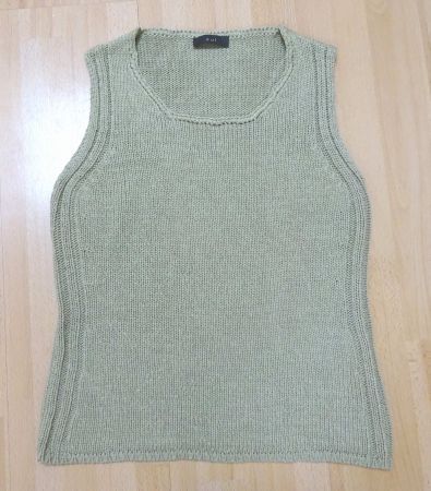 Oui - Stricktop - oliv - Grösse 38