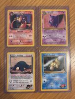 Pokémon Vintage Lot – Dark Charizard, Gengar, Rckt’s Snorlax