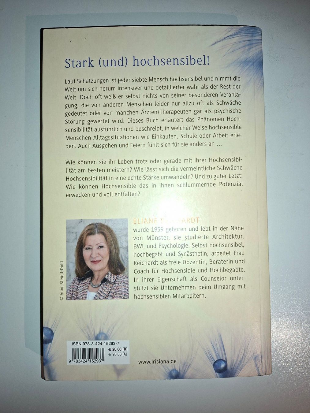 Libri: Hochsensibel - Eliane Reichardt – Usato da Dietikon venduto da Buchantiqdietikon 1