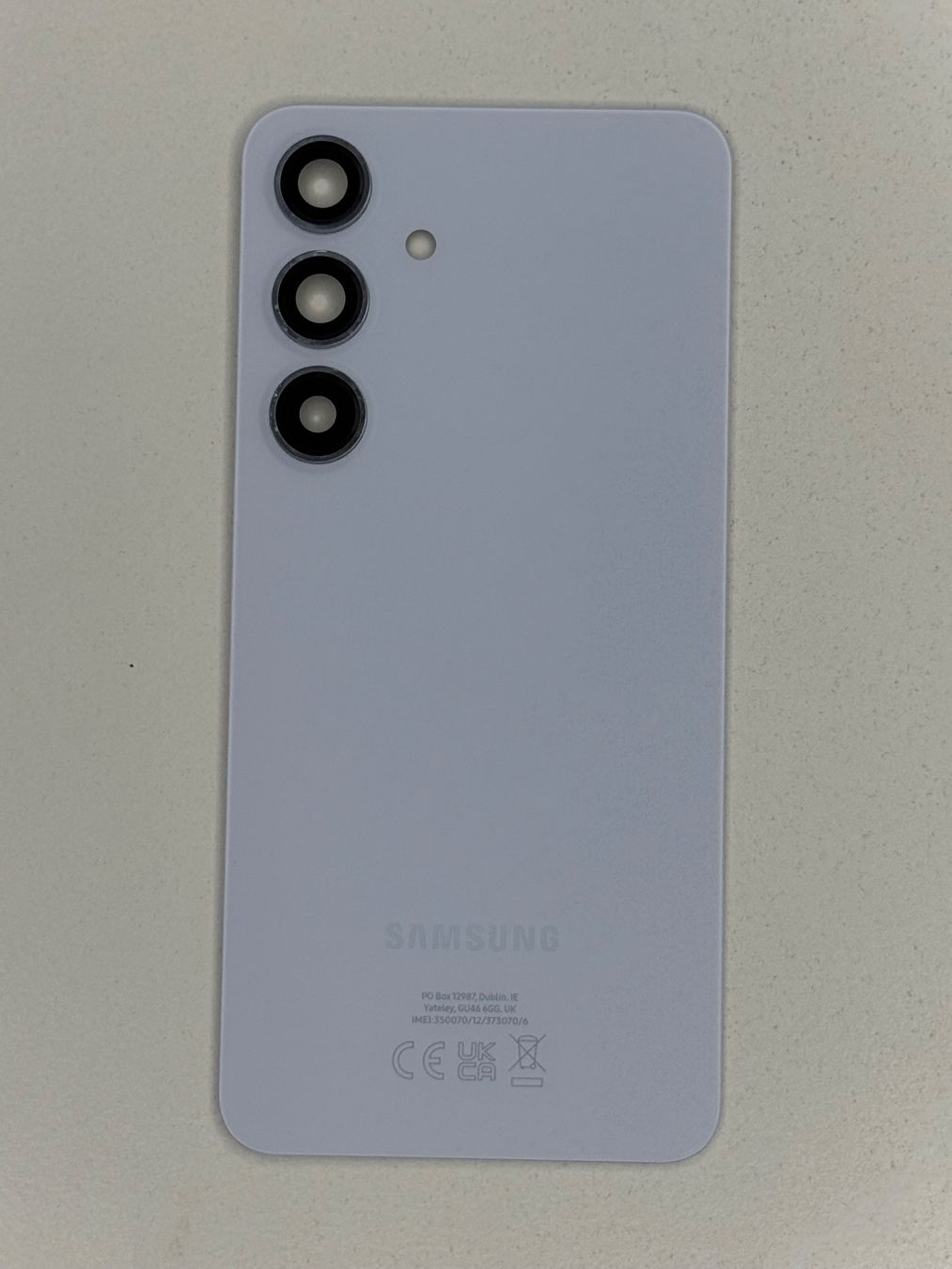 Samsung Handys / Smartphones: Vitre arrière Originale Samsung S24 Bleu Galaxy – Gebraucht aus Zug von ElPhone