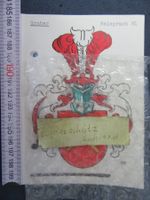 FAMILIENWAPPEN " GRUBER MAISPRACH BL " KARTE 15x10cm