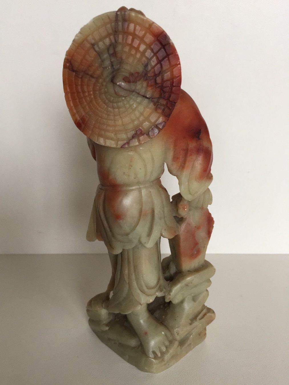 Statuette: Statuette sage chinois avec poisson – Usato da Cossonay-Ville venduto da Les_1001_perles 2