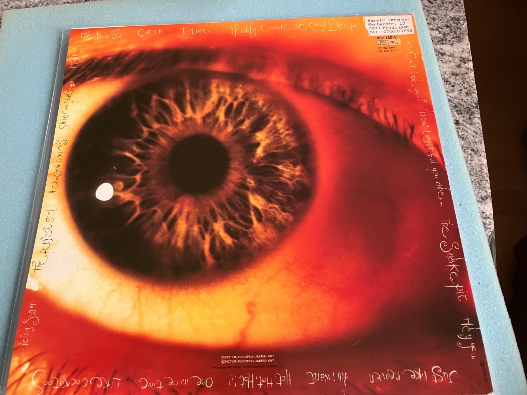 Dischi in vinile: The Cure – Usato da Aarwangen venduto da Jukebox3 2