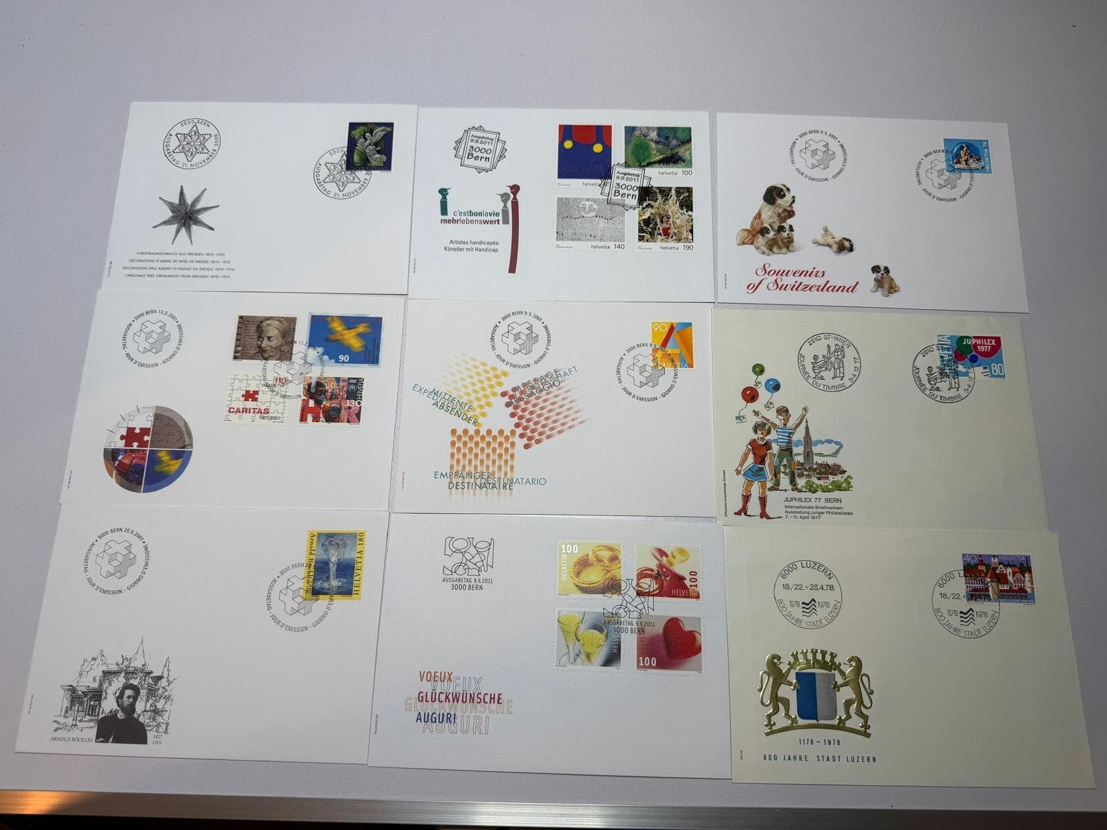 Tutti i francobolli: 9 Stück Ersttagsbrief (19) – Nuovo (secondo la descrizione) da Tafers venduto da nicole.ts