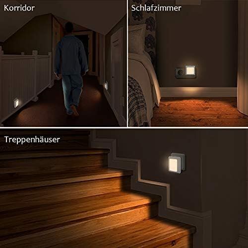 Lampen: Nachtlicht Steckdose Dämmerungssensor 4 Stück Helligkeit – Neu und originalverpackt aus Hundwil von pac_6jh8 6