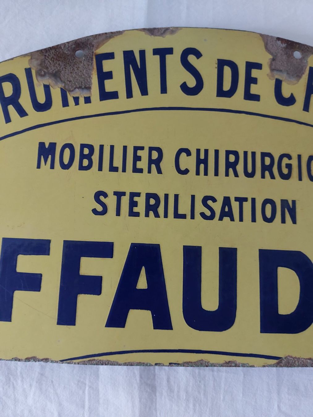 Maggi Insegne: Emailschild Duffaud Instrumente Chirurgie  plaque émaillée – Usato da Schenkon venduto da Elbarto007 2