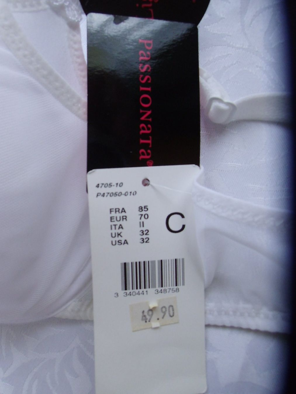 Passionata Sonstige Unterwäsche: BH 70 C ***NEU*** weiss von Passionata – Neu und originalverpackt aus Walenstadt von Pluisa 3