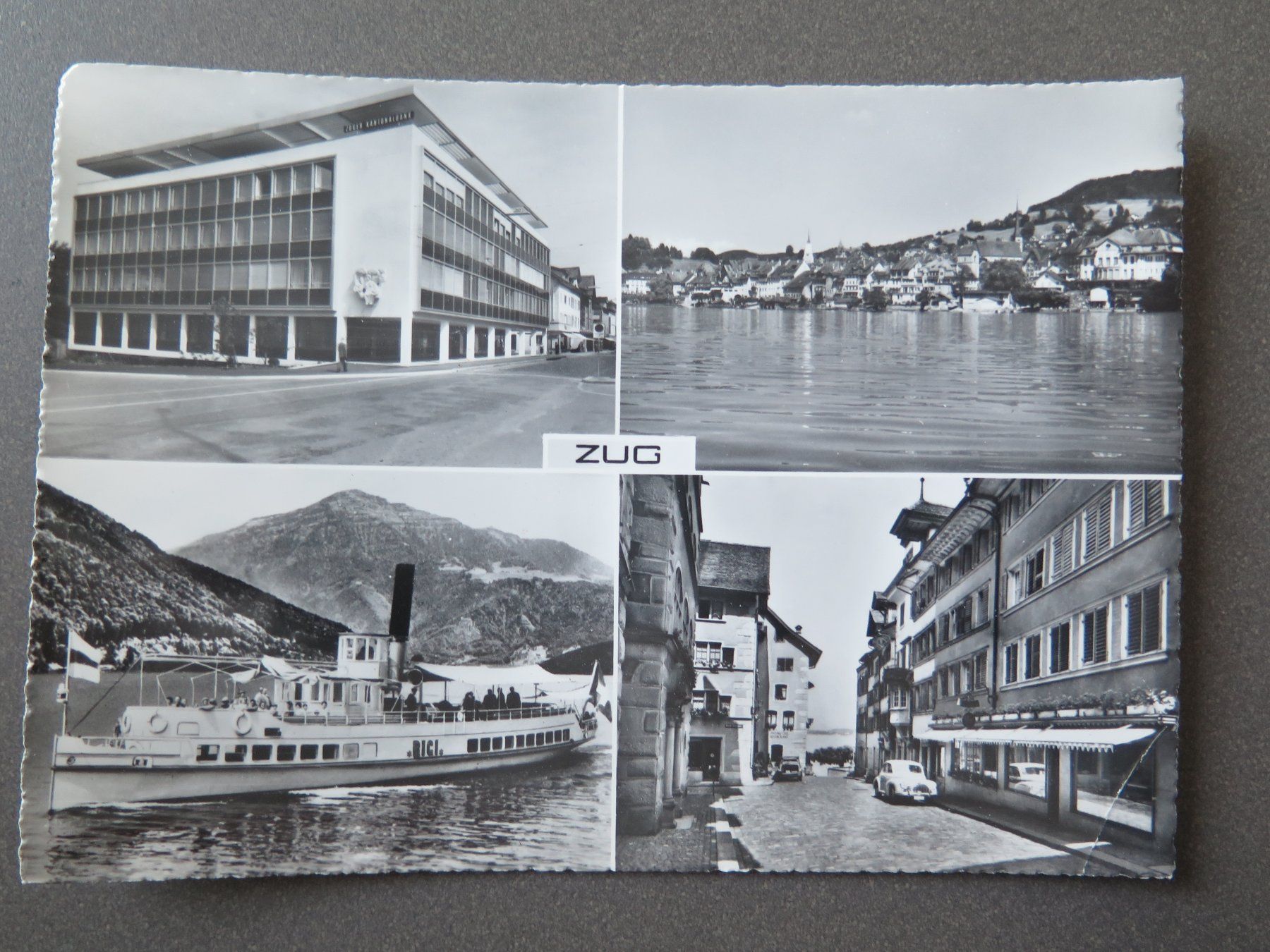 Cartoline postali: ZUG - 4-BILDRIGE AK – Usato da Wittenbach venduto da lipasal
