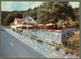 AK color Gamserberg SG Restaurant Zollhaus ≈ 1962