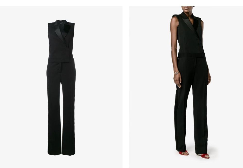 ALEXANDER MCQUEEN Jumpsuit Tuxedo IT40 36 NEU NP CHF 2‘400 Kaufen auf