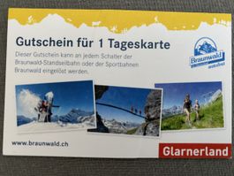 Tageskarte Braunwald Gültig bis 31.10.2027