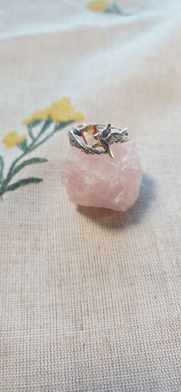 Anelli: NEW - S925 Citrine Ring (Adjustable) – Nuovo (secondo la descrizione) da Zürich venduto da cin_wcf6 3