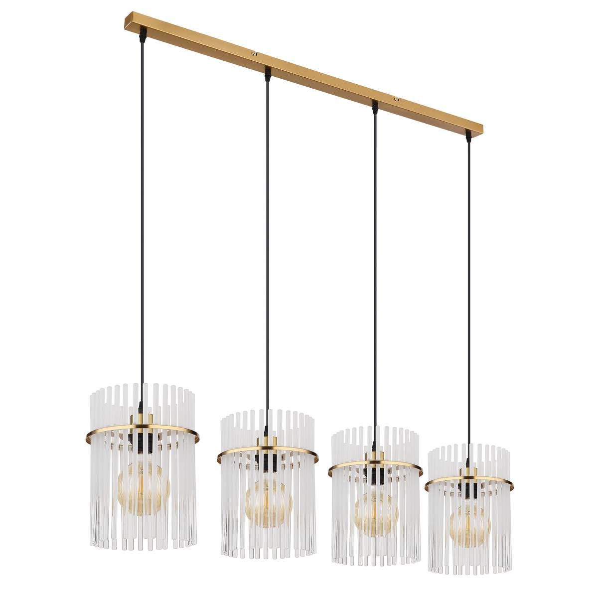 Lampadari & plafoniere: Pendelleuchte, Gold, 110 cm x 20 cm – Nuovo (secondo la descrizione) da Kreuzlingen venduto da Smart-Light 6