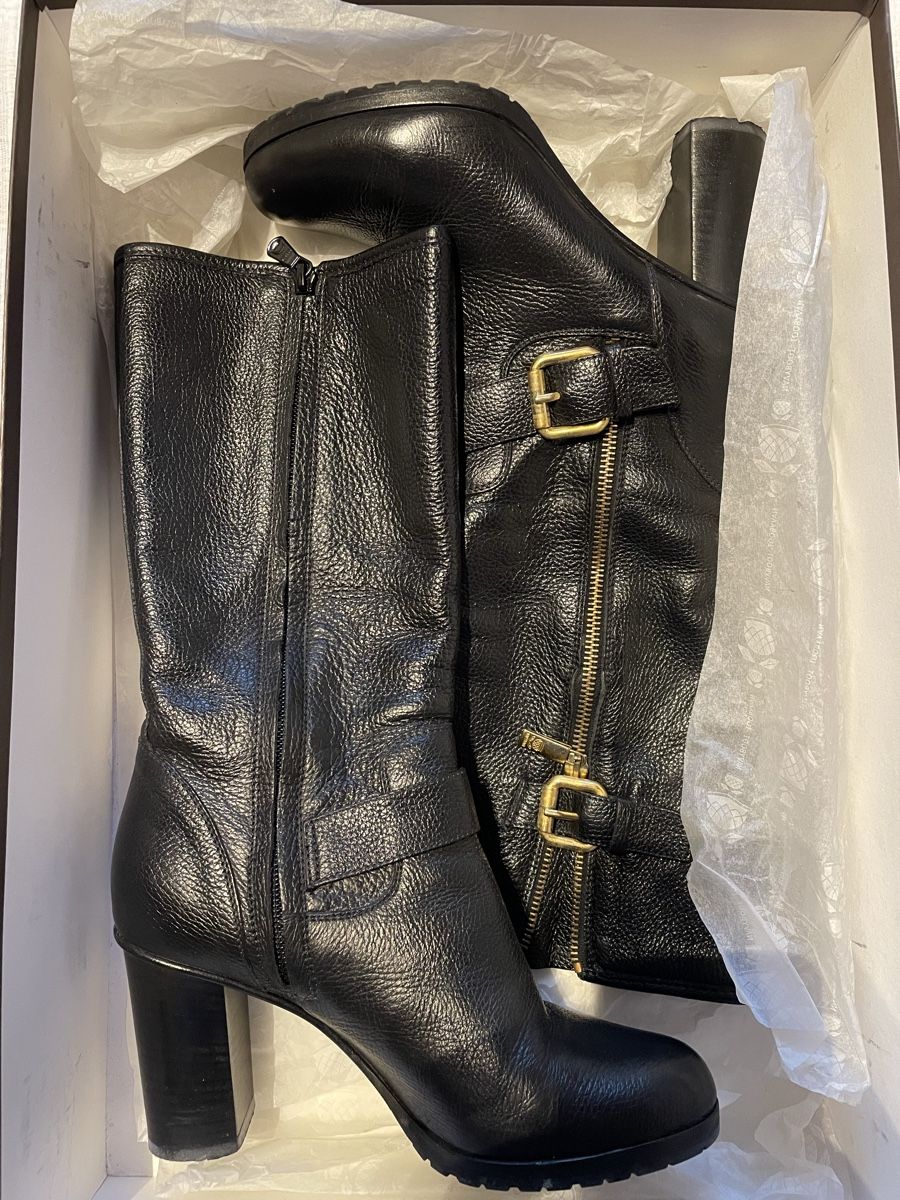 Navyboot Scarpe da donna: Navyboot Lederstiefel, Gr. 38, SD Boots 70+ – Usato da Hauptwil venduto da BernadettS 1