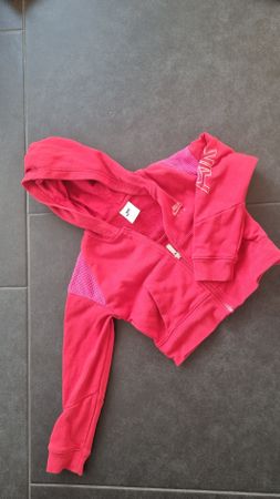 Cropped Hoodie 134-140 Nike rot