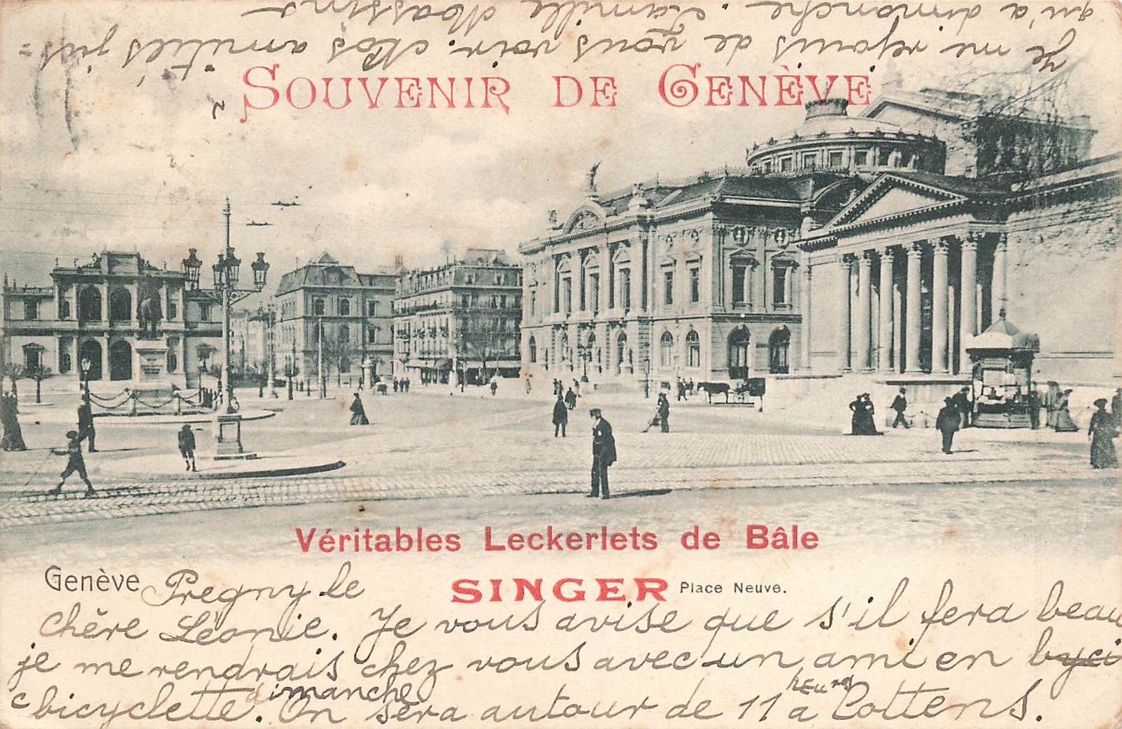 Ansichtskarten: Geneve veritable leckerlets de bale singer anime – Gebraucht aus Biasca von Blenio71
