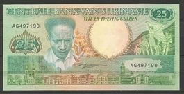 SURINAME - 25 GULDEN 1988 - 09.JANUAR - UNZIRKULIERT