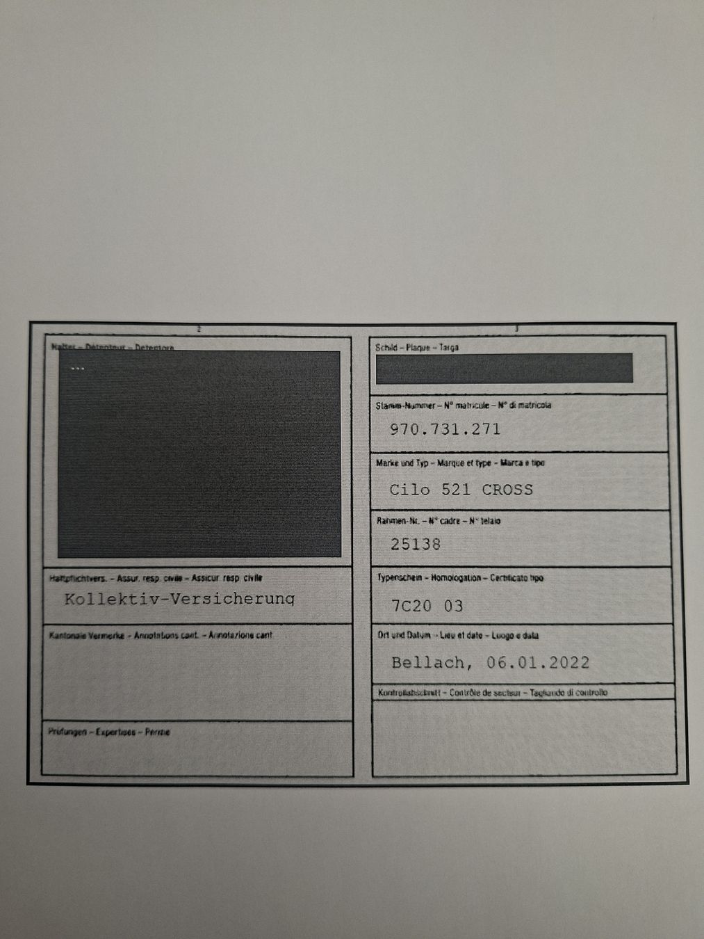 Cilo Mofas: Mofa Cilo 521 Cross – Gebraucht aus Büsserach von Pischteraudi 6