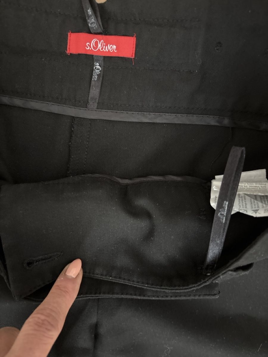 S.Oliver Hosen: Hose Oliver  Gr. 34 schwarz – Gebraucht aus Kaltbrunn von Modern 4