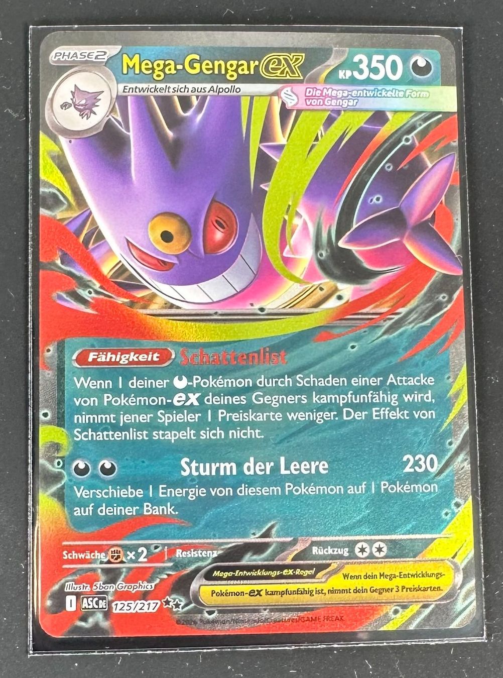 Pokémon Carte collezionabili: Mega-Gengar ex 125/217 Deutsch Pokémon – Nuovo (secondo la descrizione) da Dübendorf venduto da TrimTrend 1