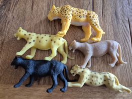 Tierfiguren Löwen & Co. 5 Stuck DeAgostini