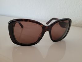 Sonnenbrille Prada SPR 32P braun gemustert mit Korrektur