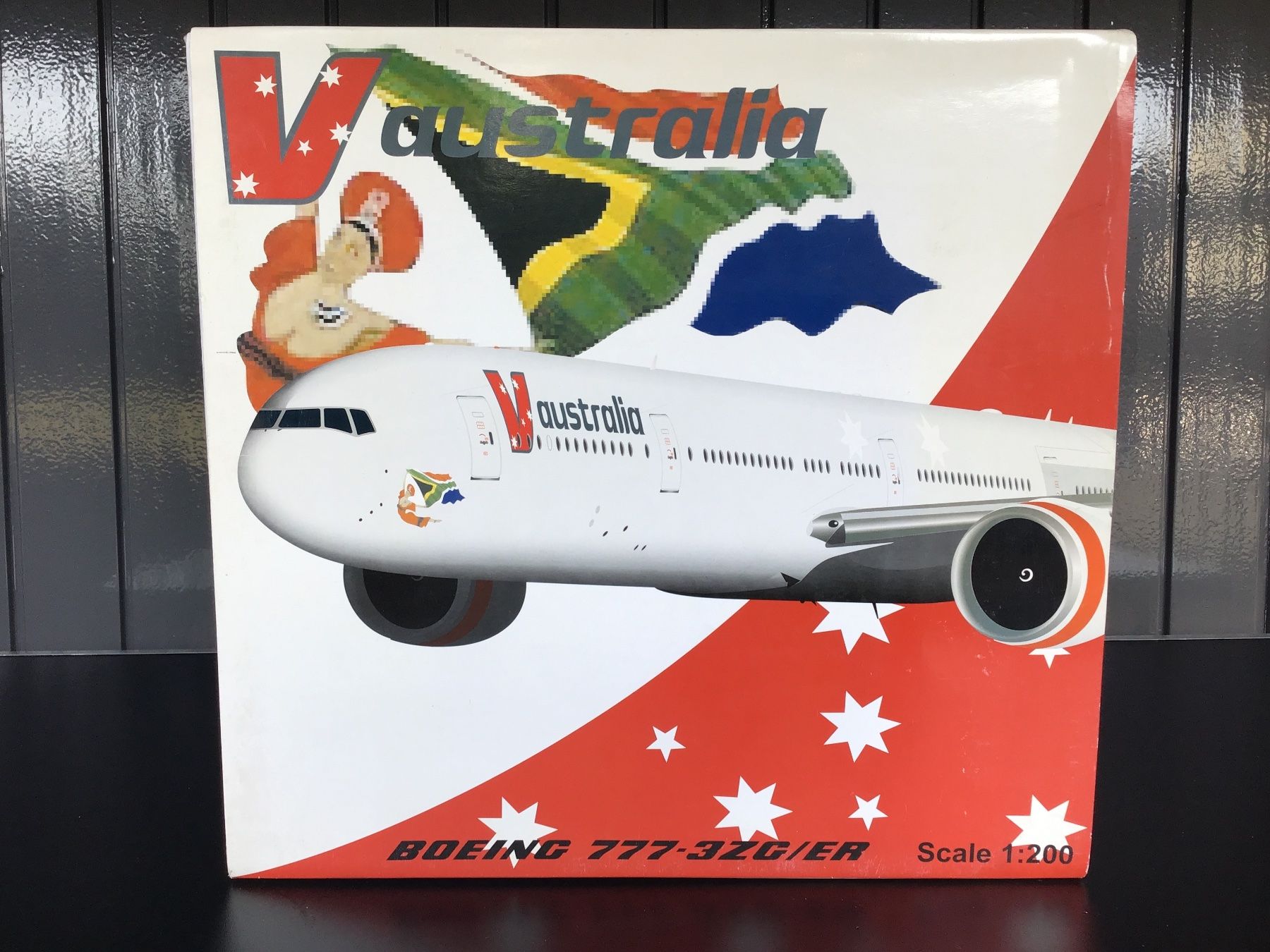 Boeing Modellbausätze & Standmodelle: V Australia Boeing 777 Model 1:200 metall – Gebraucht aus Männedorf von Spezial-Modelle