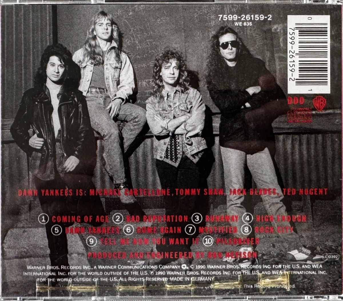 CD: CD Damn Yankees - Damn Yankees – Usato da Zürich venduto da tomakomai 1