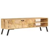 Fernsehschrank aus massivem Mangoholz