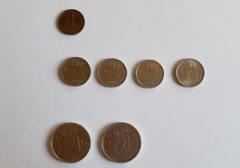 Niederländische Gulden 1/25 Cent 1966 - 1979