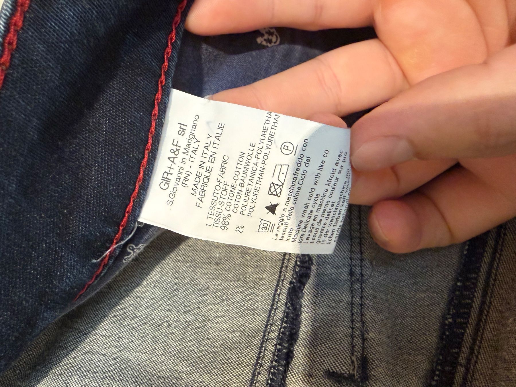 Girbaud Jeans: Marithe Francois Girbaud Jeans blau – Usato da Birmensdorf ZH venduto da T_Richard 7